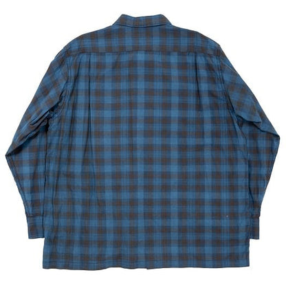 WORKERS(ワーカーズ)～Open Collar Shirt, Indigo Madras～