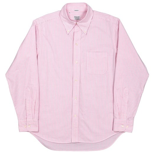 WORKERS(ワーカーズ)～Modified 6 Button BD, Supima OX, Stripe, Pink～