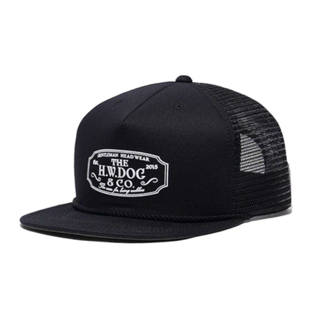 THE H.W.DOG & Co. (ドッグアンドコー) ～MESH TRUCKER CAP - Black～