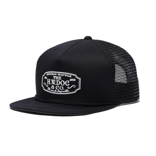 THE H.W.DOG & Co. (ドッグアンドコー) ～MESH TRUCKER CAP - Black～