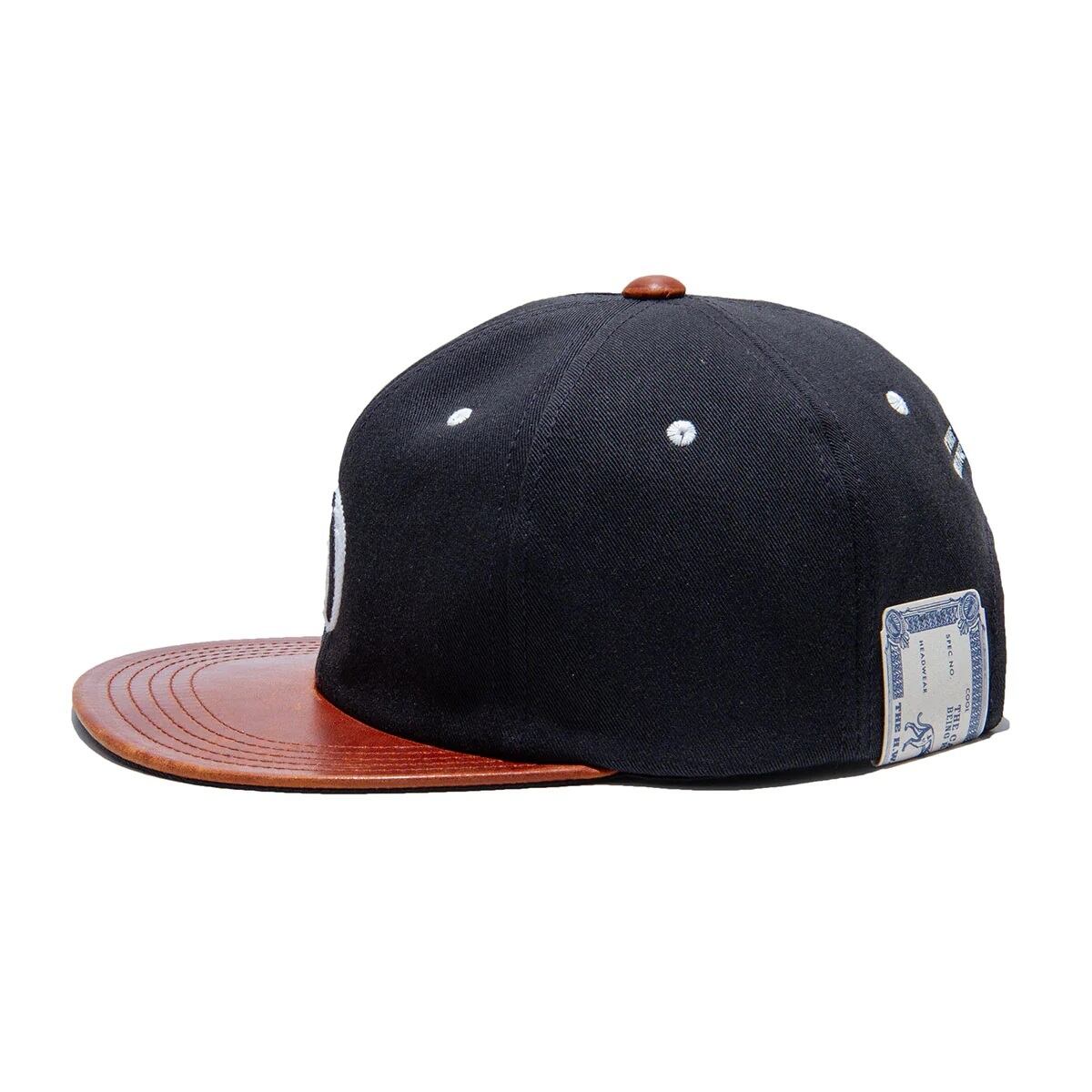 THE H.W.DOG & Co.(ドッグアンドコー)～2 TONE LEATHER COTTON CAP - Navy～
