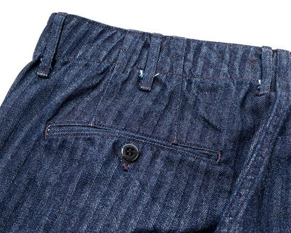 WORKERS(ワーカーズ)～Officer Trousers SlimType2 Indigo Herringbone～