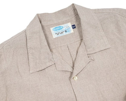 WORKERS(ワーカーズ)～Open Collar Shirt, Ecru Linen～
