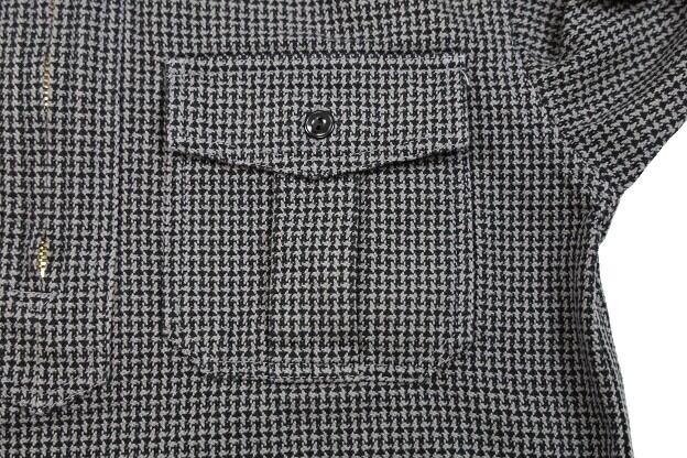 CUSHMAN(クッシュマン)～HOUND TOOTH HARFZIP WORK SHIRTS～