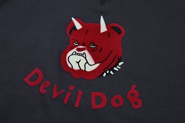 FREEWHEELERS(フリーホイーラーズ)～"Devil Dog" DOUBLE V SWEAT SHIRT BLACK～