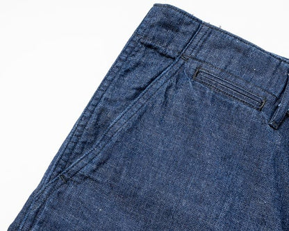 WORKERS(ワーカーズ)～Officer Trousers Slim, Type 2 8oz GR Back Denim～