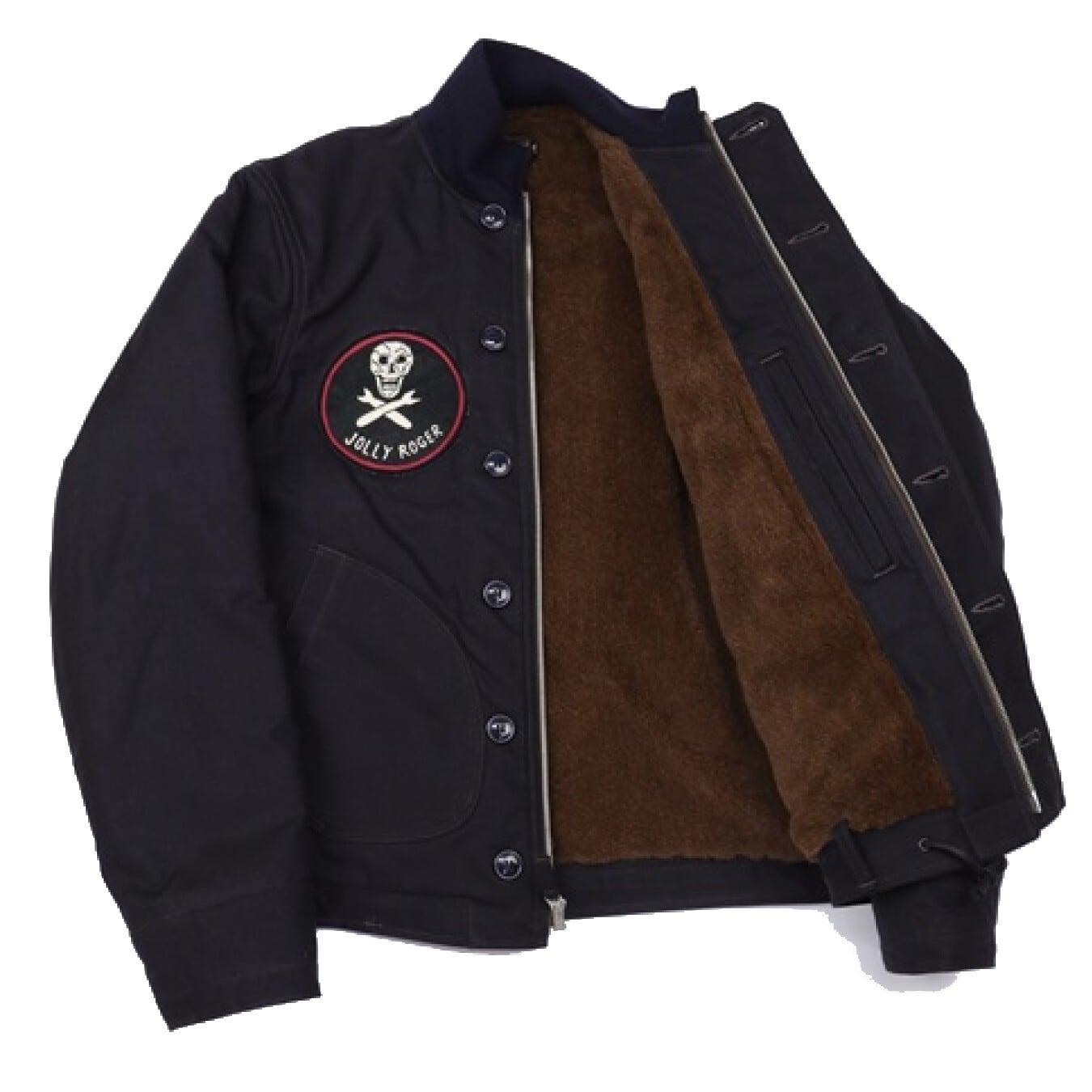 FREEWHEELERS(フリーホイーラーズ)～"KNUCKLE BONES" on"AAF 90thBG 400thBSQ" CIVILIAN DECK JACKET～