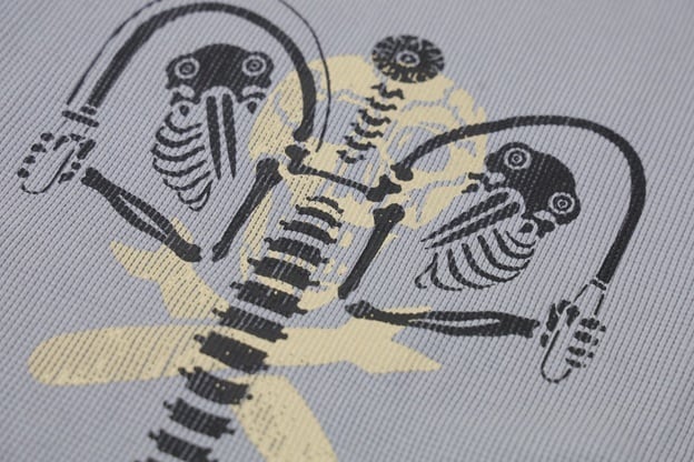 FREEWHEELERS(フリーホイーラーズ)～"KNUCKLE BONES" on "AAF 90thBG 400thBSQ" THERMAL LONG SLEEVE SHIRT～