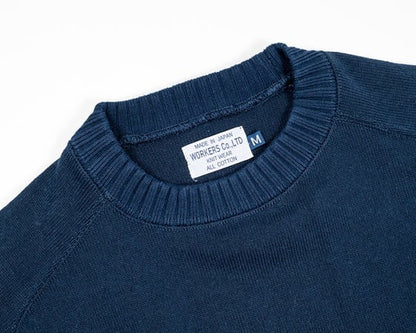 WORKERS(ワーカーズ)～Cotton Saddle Shoulder Sweater, Navy～