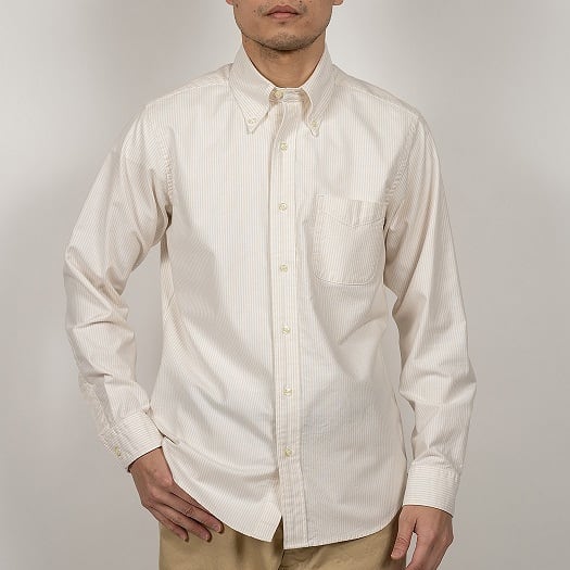 WORKERS(ワーカーズ)～Modified IVY BD, Ecru Stripe Supima OX～