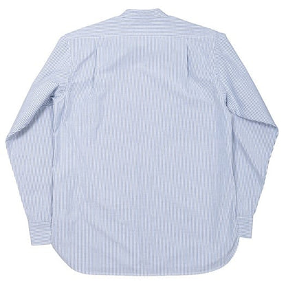 WORKERS(ワーカーズ)～Band Collar Shirt, Supima OX, Stripe～