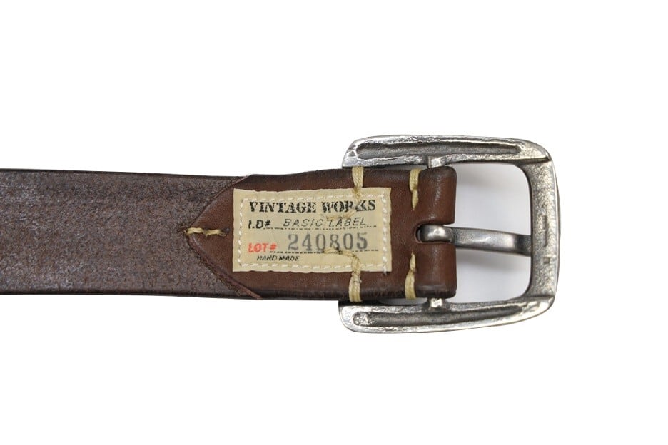 VINTAGE WORKS(ヴィンテージワークス)～(DH5536) 38mm "C"BUCKLE LEATHER BELT BRONZE～