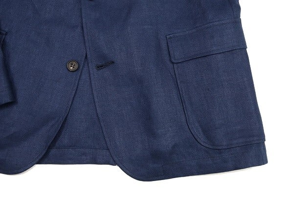WORKERS(ワーカーズ)～IVY Blazer, French Linen Herringbone Navy～