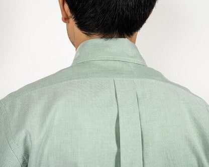 WORKERS(ワーカーズ)～Modified Wide Spread Shirt, American Sea Island Cotton OX, Green～