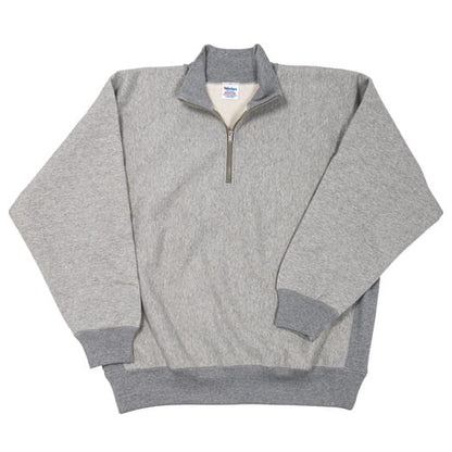 WORKERS(ワーカーズ) Trico Tag Sweat, Half Zip, Grey～