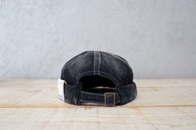 THE H.W.DOG & Co.(ドッグアンドコー)～WASH DENIM ROLL CAP BLACK～