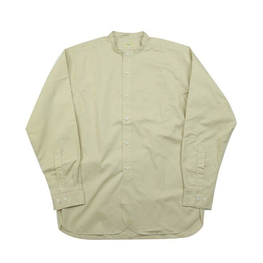 WORKERS(ワーカーズ)～Band Collar Shirt, Poplin, Beige～
