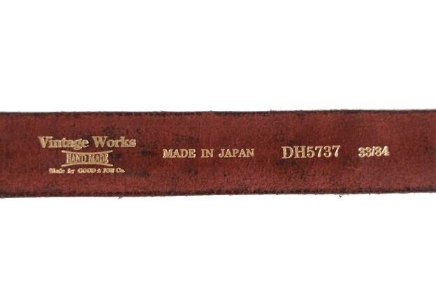 Vintage Works(ヴィンテージワークス) DH5737 　～38mm LEATHER BELT CHASIN～