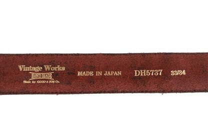 Vintage Works(ヴィンテージワークス) DH5737 　～38mm LEATHER BELT CHASIN～