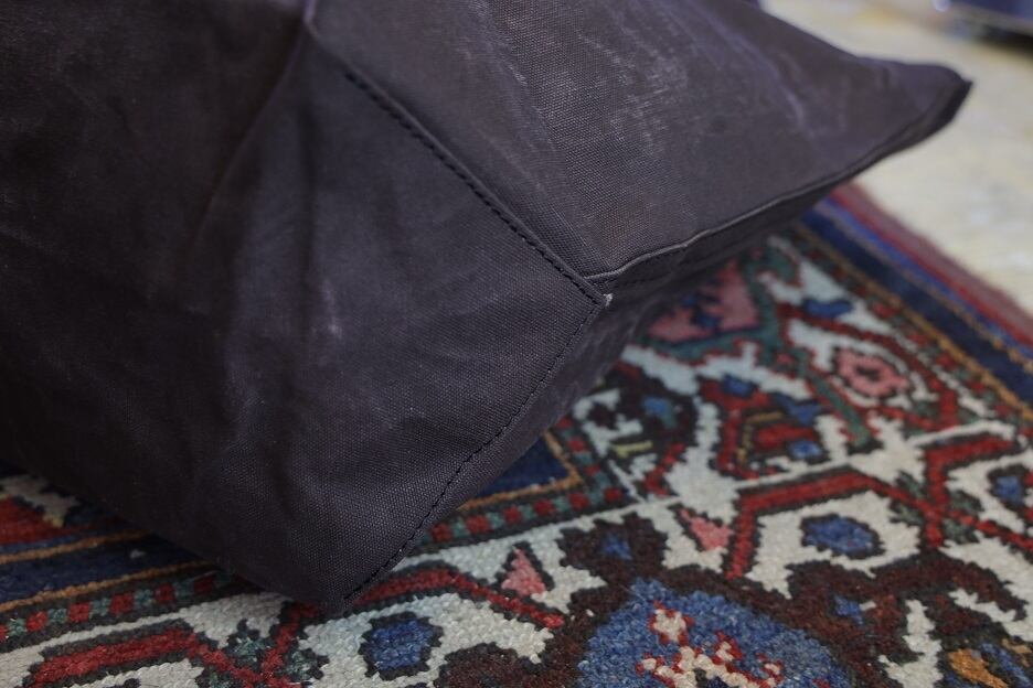 VASCO(ヴァスコ)～CANVAS×LEATHER TRAVEL TOTE BAG BLACK～