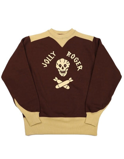 FREEWHEELERS(フリーホイーラーズ)～"USAAF 90TH BG 320TH BSQ JOLLY ROGER" ATHLETIC SWEAT SHIRT～