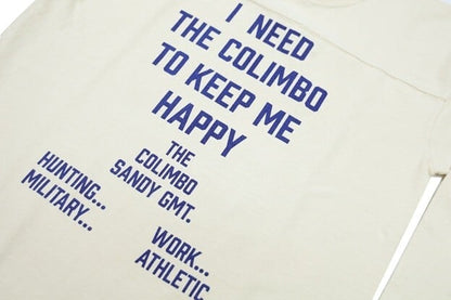 COLIMBO(コリンボ)～Yonkers Football Tee "HAPPINESS SLOGAN"～