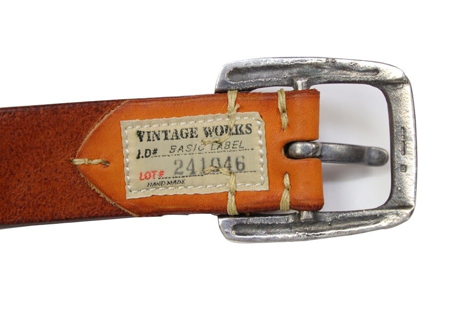VINTAGE WORKS(ヴィンテージワークス)～(DH5536) 38mm "C"BUCKLE LEATHER BELT TAN～