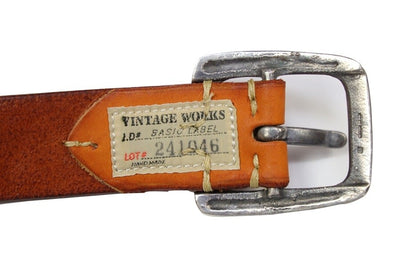 VINTAGE WORKS(ヴィンテージワークス)～(DH5536) 38mm "C"BUCKLE LEATHER BELT TAN～