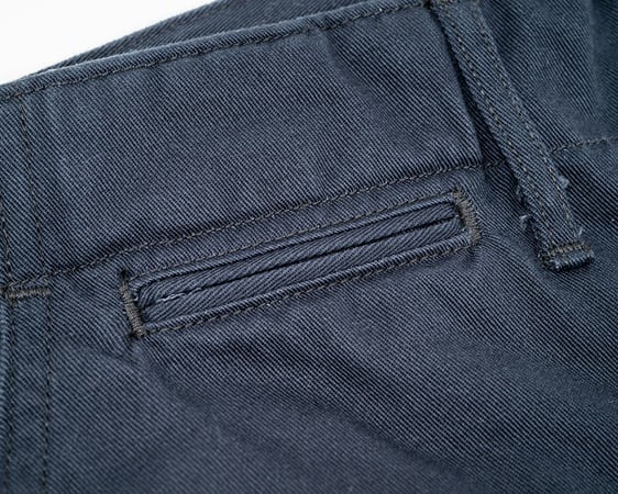 WORKERS(ワーカーズ)～Officer Trousers Slim, Type 2 8oz Light Chino Navy～