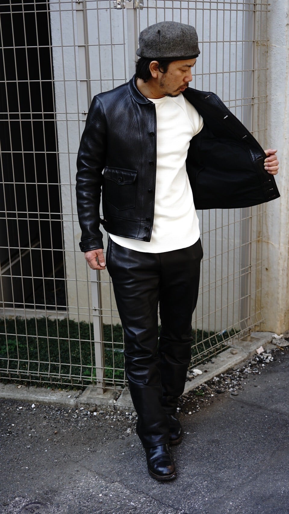 FINE CREEK & CO(ファインクリークアンドコー)～Joseph Jacket Goat Black～
