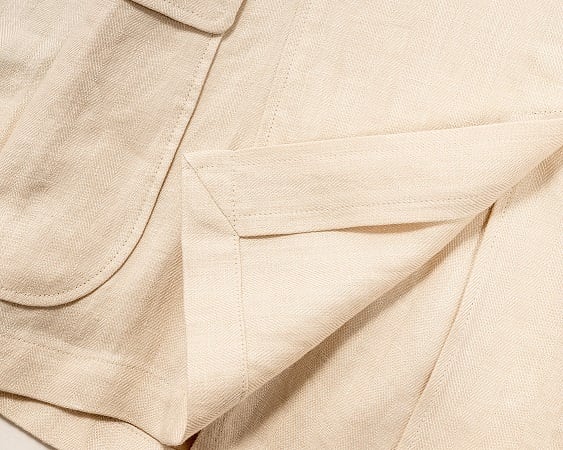 WORKERS(ワーカーズ)～IVY Blazer, French Linen Herringbone Ecru～