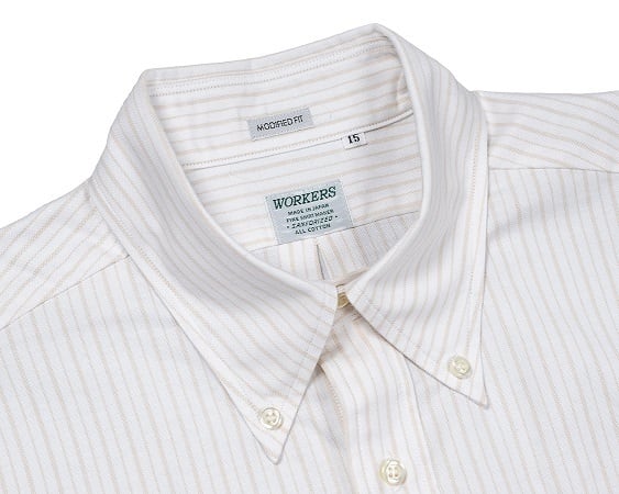 WORKERS(ワーカーズ)～Modified BD, Matileda Stripe OX, Beige～