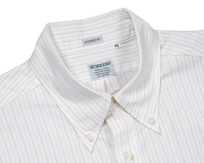 WORKERS(ワーカーズ)～Modified BD, Matileda Stripe OX, Beige～