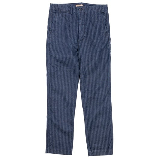 WORKERS(ワーカーズ)～Officer Trousers SlimType2 Indigo Herringbone～