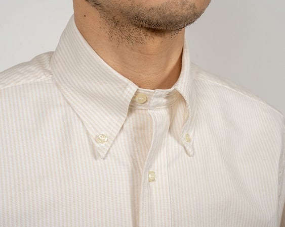 WORKERS(ワーカーズ)～Modified IVY BD, Ecru Stripe Supima OX～