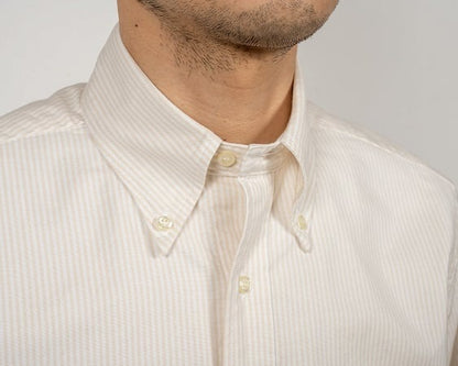 WORKERS(ワーカーズ)～Modified IVY BD, Ecru Stripe Supima OX～