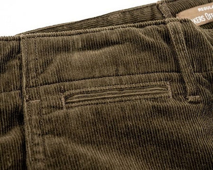 WORKERS(ワーカーズ)～Officer Trousers Slim, Type 3 Corduroy Dark Brown～