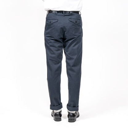 WORKERS(ワーカーズ)～Officer Trousers Slim, Type 2 8oz Light Chino Navy～