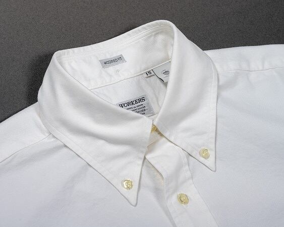 WORKERS(ワーカーズ)～Modified IVY BD, American Sea Island Cotton OX White～