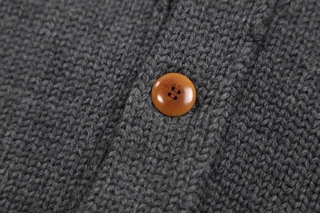 "TURNED DOWN COLLAR" SWEATER COAT