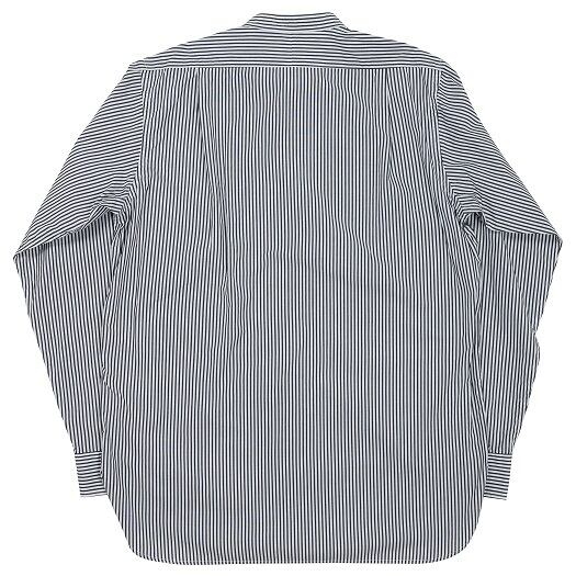 WORKERS(ワーカーズ)～Band Collar Shirt Stripe Poplin～