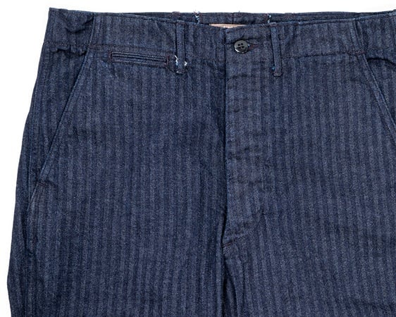 WORKERS(ワーカーズ)～Officer Trousers, Regular, Type 2, Indigo Herringbone～
