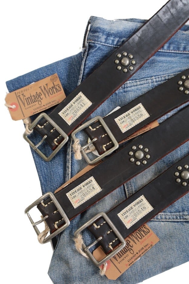 Vintage Works(ヴィンテージワークス) DH5697 ～LEATHER STUDS BELT CUSTOM CHASIN～