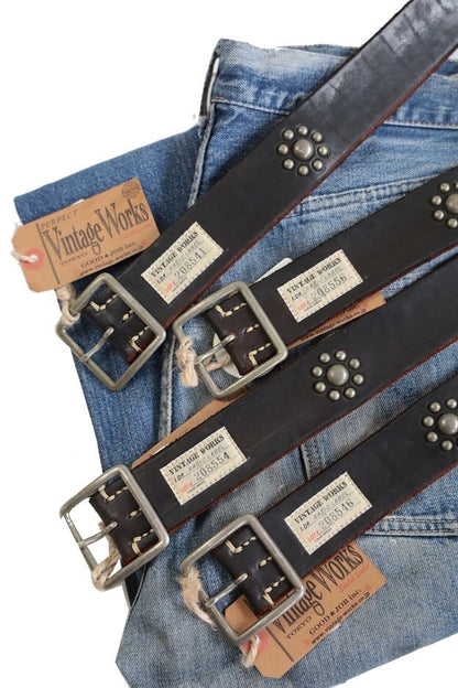 Vintage Works(ヴィンテージワークス) DH5697 ～LEATHER STUDS BELT CUSTOM CHASIN～