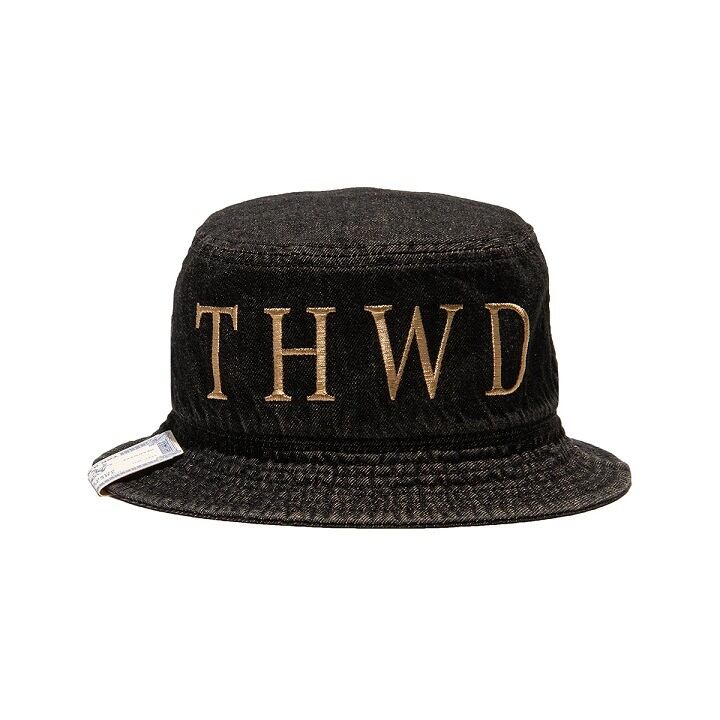 THE H.W.DOG & Co.(ドッグアンドコー)～DENIM FLAG HAT～ - Black～