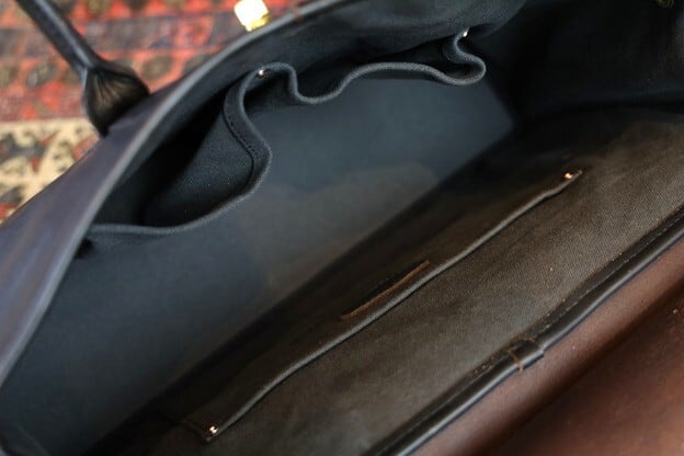 VASCO(ヴァスコ)～LEATHER SADDLE TOTE BAG BLACK～