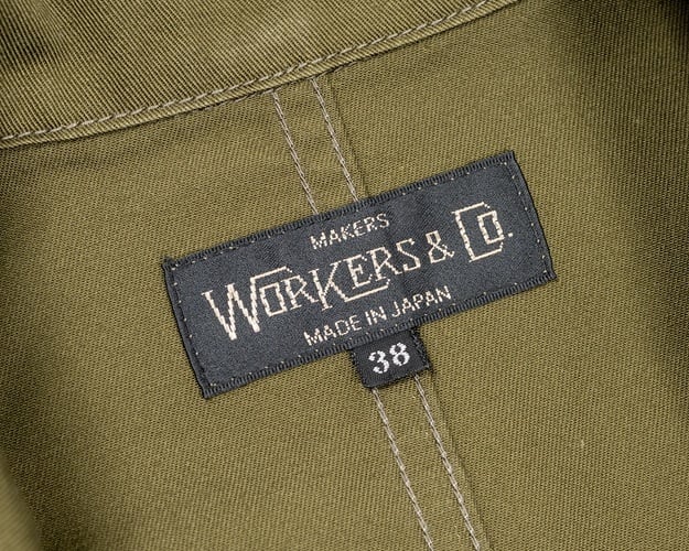 WORKERS(ワーカーズ)～Lounge Jacket, 8 oz Olive Chino～