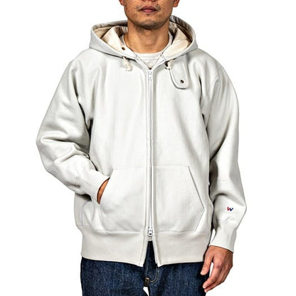WORKERS(ワーカーズ)～Trico Tag Sweat, Full Zip Parka White Grey～