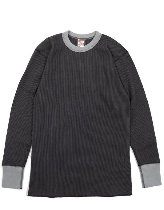 FREEWHEELERS(フリーホイーラーズ)～CREW NECK THERMAL BK/GY～