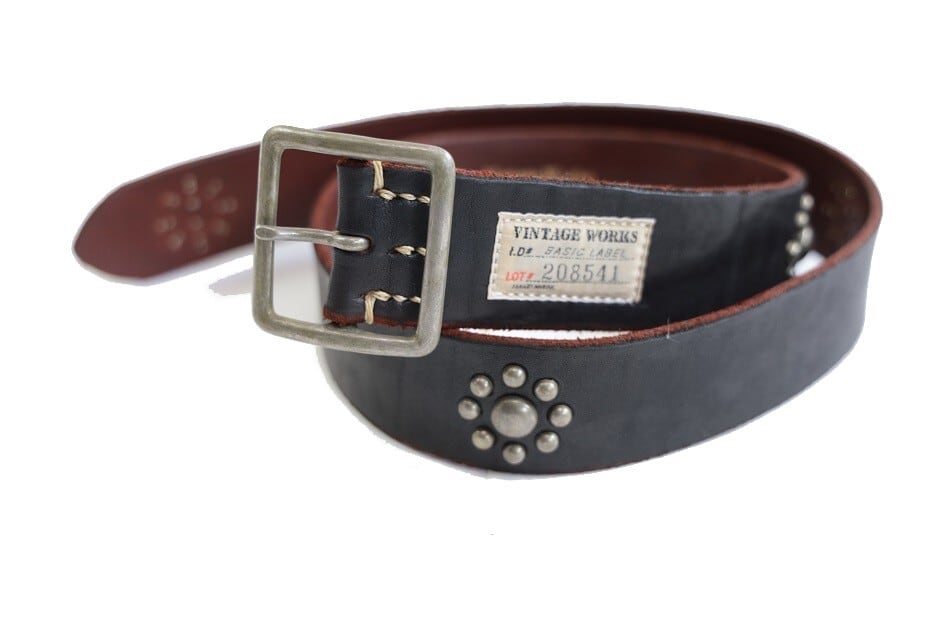 Vintage Works(ヴィンテージワークス) DH5697 ～LEATHER STUDS BELT CUSTOM CHASIN～